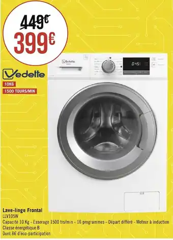 Géant Casino Lave-linge frontal offre