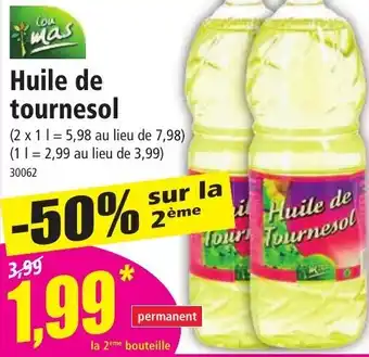 Norma Huile de tournesol offre