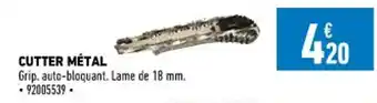 Cutter Métal
