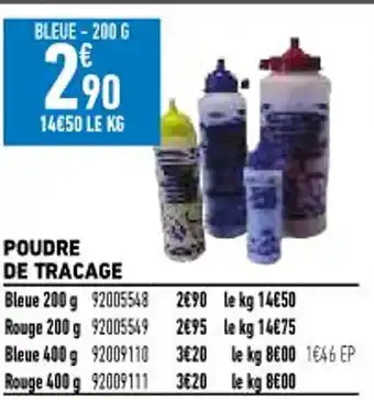 Brico Cash Poudre De Tracage offre