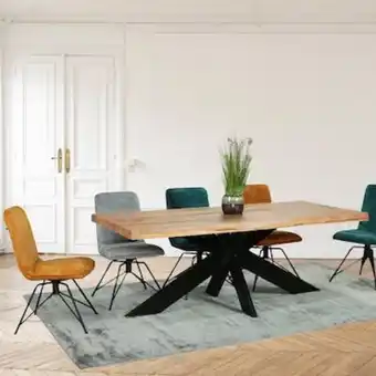 Pier Import Table extensible en chêne huilé avec bords naturels 200 cm palerme offre