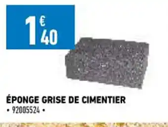 Brico Cash Éponge Grise De Cimentier offre