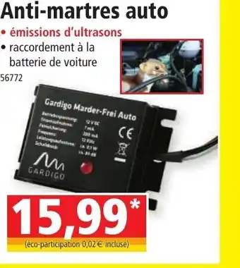 Norma Anti-Martres Auto offre