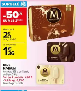 Carrefour Contact Glace Magnum offre