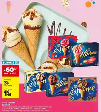 Carrefour Contact Cônes Extreme Extrême offre