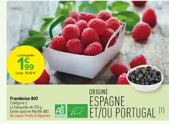Carrefour Contact Framboise Bio offre