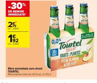 Carrefour Contact Biére Aromatisée Sans Alcool Tourtel offre