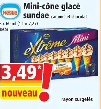 Norma Mini-Côtes Glace Sundae offre