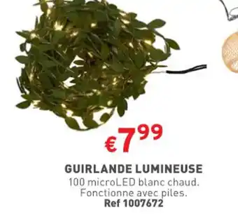 Trafic Guirlande lumineuse offre
