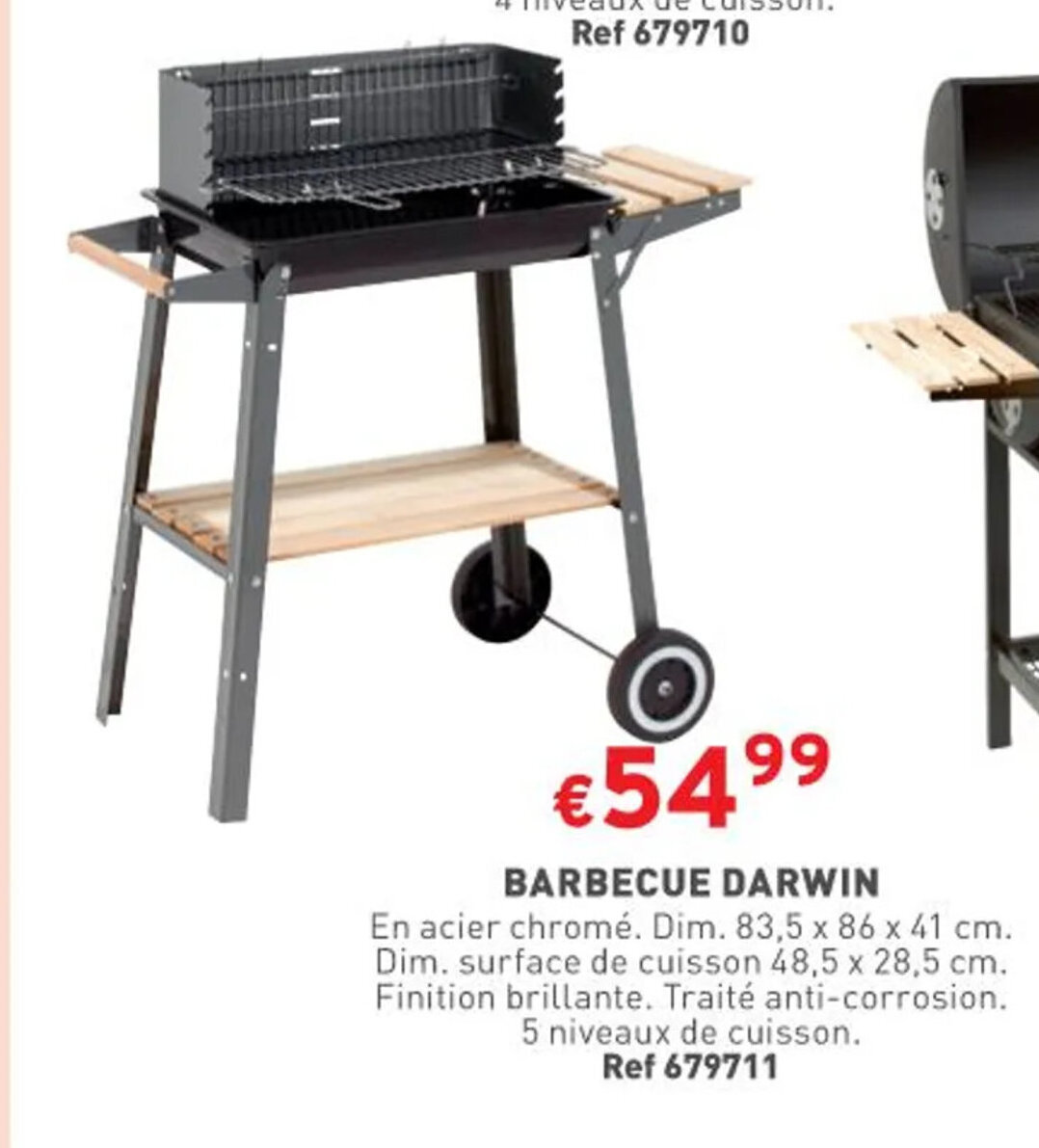 Promo Barbecue darwin chez Trafic