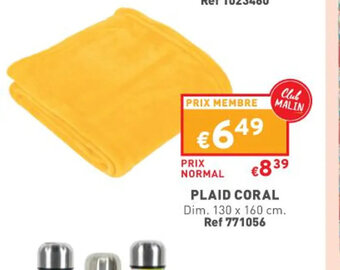 Trafic Plaid coral offre