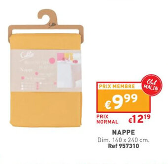 Trafic Nappe offre