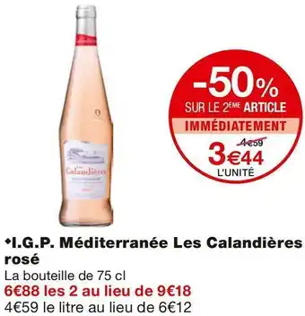 I.G.P. Méditerranée rosé