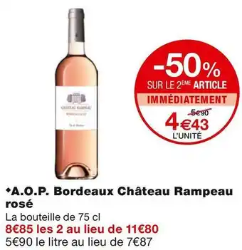 A.O.P. Bordeaux osé