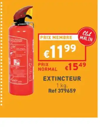 Trafic Extincteur offre