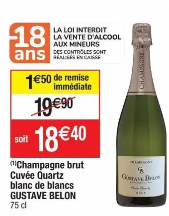 Cora x Carrefour Champagne brut offre