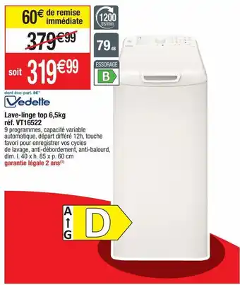 Cora x Carrefour Lave-linge vedette offre