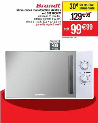 Micro-ondes brandt