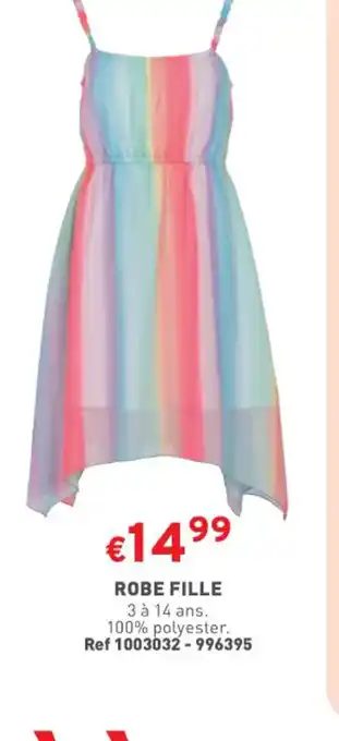 Trafic Robe fille offre