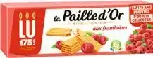 Monoprix Paille d’or framboise offre