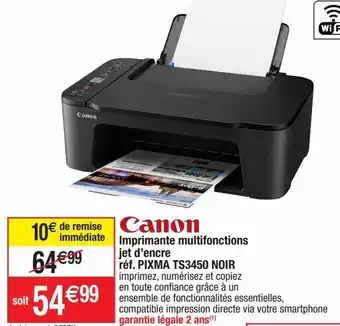 Cora x Carrefour Imprimante multifonction canon offre