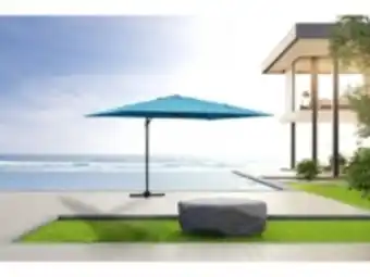 E.Leclerc Brico Parasol jardin déporté alu sun 4 - rectangle - 3 x 4 m - bleu offre