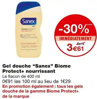 Gel douche Biome Protect+ nourrissant