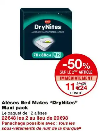 Alèses Bed Mates Maxi pack