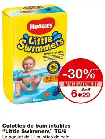 Monoprix Culottes de bain jetables T5/6 offre