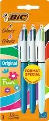 Monoprix Stylos-bille 4 couleurs offre