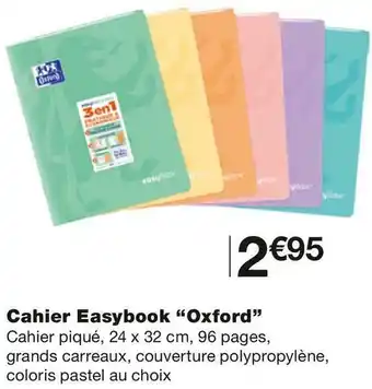 Monoprix Cahier Easybook offre