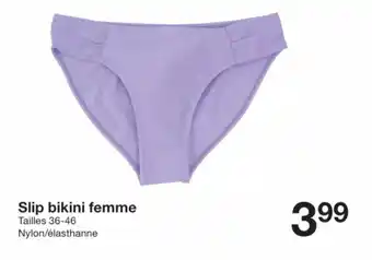 Slip bikini femme Tailles 36-46 Nylon/élasthanne
