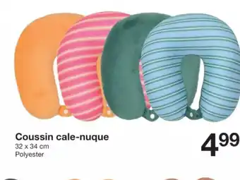 Zeeman Coussin cale-nuque 32 x 34 cm Polyester offre