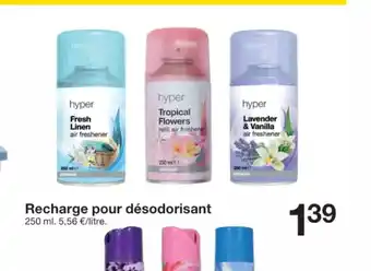 Zeeman Recharge pour désodorisant 250 ml. 5,56 €/litre. offre