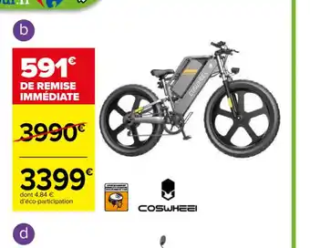 Carrefour Velo speedbike offre