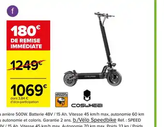 Carrefour Trottinette electrique offre