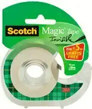 Ruban adhésif magic avec dévidoir scotch “3 m”