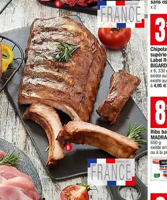 Cora x Carrefour Ribs barbecue MADRANGE offre