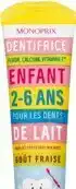 Monoprix Dentifrice enfant fraise 2-6 ans offre