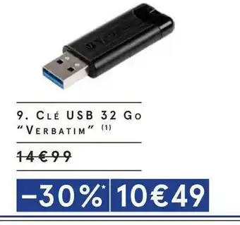 Monoprix Clé usb 32 go offre