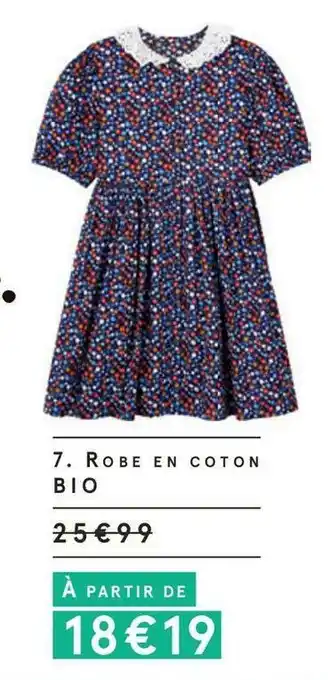 Monoprix Robe en coton bio offre