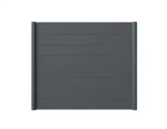Brico Dépôt Panneau en aluminium 5 lames l. 100 x h. 180 x ep.2,4 cm almo offre