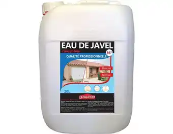 Brico Dépôt Qualipro eau de javel 20 l pour nettoyer, blanchir, désinfecter offre