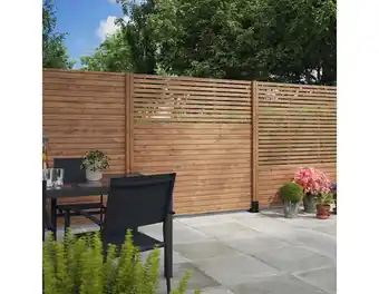 Brico Dépôt Blooma panneau ajouré skimia h. 60 x l. 180 x ep. 2,8 cm offre