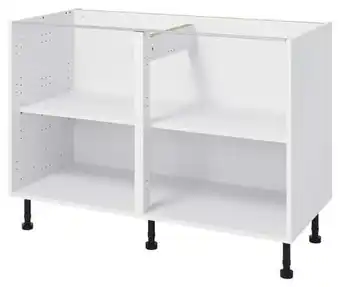Brico Dépôt Goodhome caisson bas blanc l.120 x h.87 x p.57 cm offre