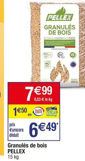 Pellex granulés de bois