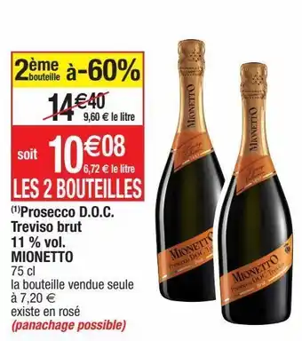 Cora x Carrefour Prosecco offre