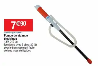 Cora x Carrefour Pompe de jardin offre