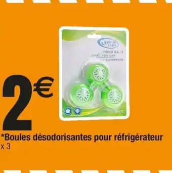 Cora x Carrefour Boules désodorisantes pour réfrigérateur offre