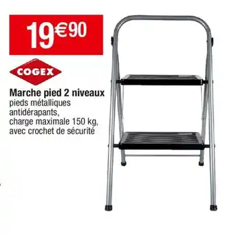 Cora x Carrefour Marche pied 2 niveaux offre